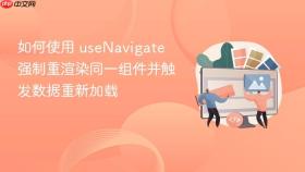 如何使用 useNavigate 强制重渲染同一组件并触发数据重新加载
