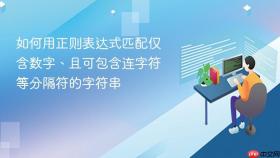 如何用正则表达式匹配仅含数字、且可包含连字符等分隔符的字符串