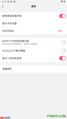 美柚手机版设置关闭非WiFi下开启省流量功能的方法
