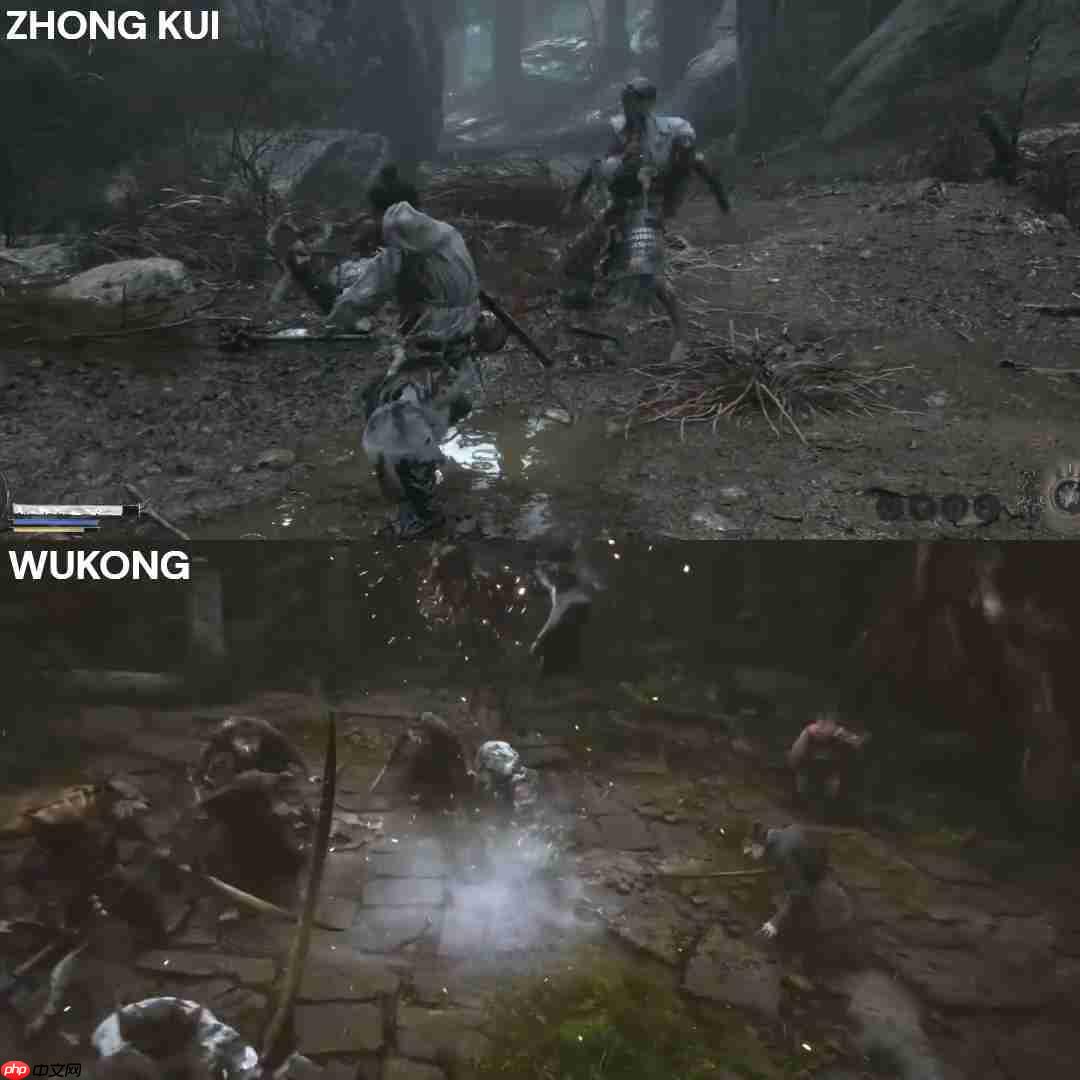 《黑神话:钟馗》与《悟空》早期战斗对比 更惊艳了