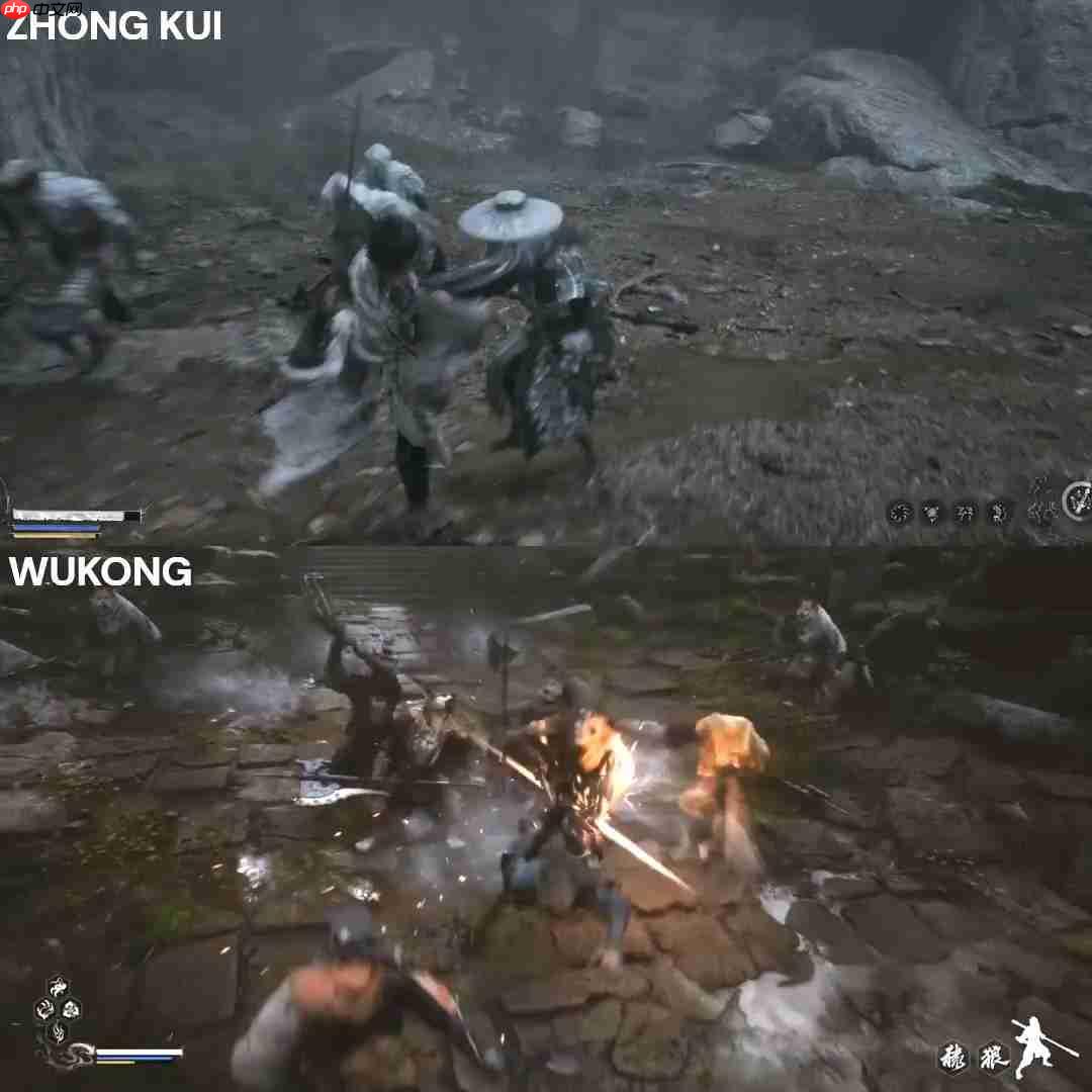 《黑神话:钟馗》与《悟空》早期战斗对比 更惊艳了