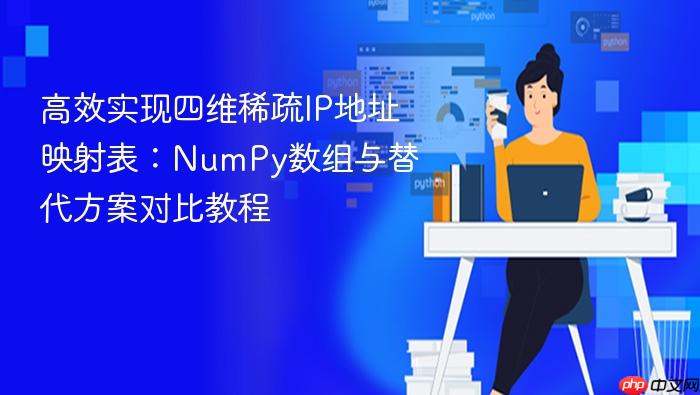 高效实现四维稀疏IP地址映射表:NumPy数组与替代方案对比教程
