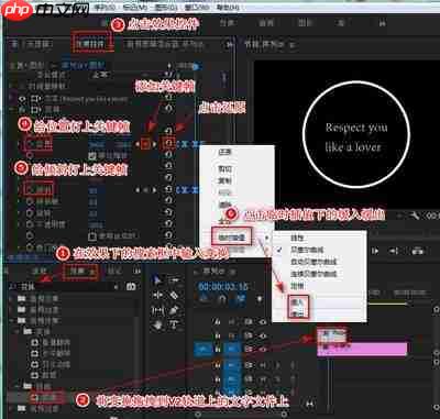 Premiere如何制作文字或图片弹出效果