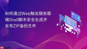 如何通过Web触发服务器端Shell脚本安全生成并发布ZIP备份文件