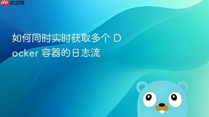 如何同时实时获取多个 Docker 容器的日志流