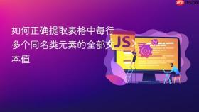 如何正确提取表格中每行多个同名类元素的全部文本值