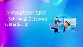 JAXB性能瓶颈深度解析:Schema验证引发的线程锁竞争问题