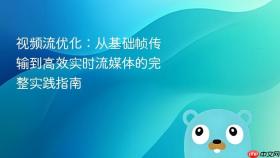 视频流优化:从基础帧传输到高效实时流媒体的完整实践指南