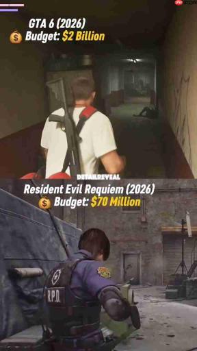 《GTA6》与《生化危机9》收枪细节对比 谁更真实