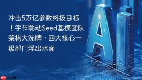 冲击5万亿参数终极目标！字节跳动seed基模团队架构大洗牌，四大核心一级部门浮出水面