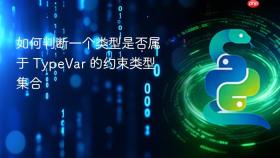 如何判断一个类型是否属于 TypeVar 的约束类型集合