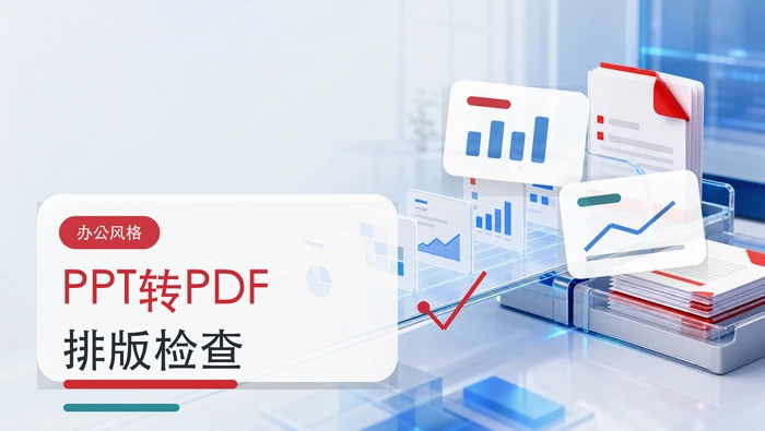 PPT怎么免费转PDF?转换后排版怎么检查?