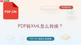 PDF转XML怎么转换？PDF转XML最简单的方法是什么？