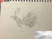 精卫鸟简笔画教程