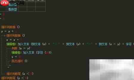 易语言C++小九九编程