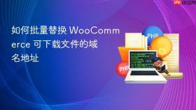 如何批量替换 WooCommerce 可下载文件的域名地址