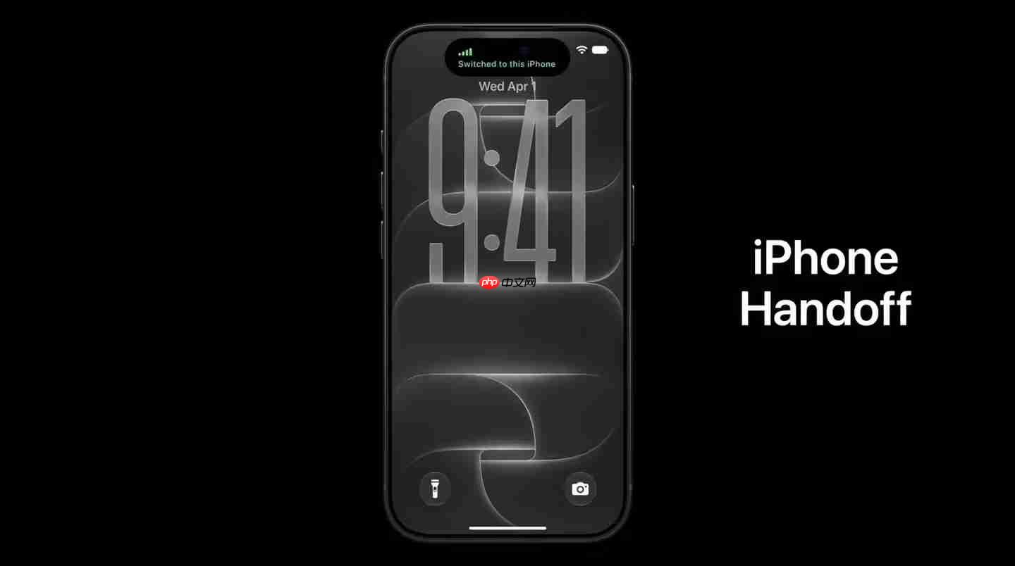 苹果发布 iPhone Handoff:两台手机可共用号码