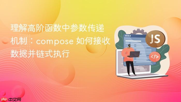 理解高阶函数中参数传递机制：compose 如何接收数据并链式执行
