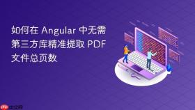 如何在 Angular 中无需第三方库精准提取 PDF 文件总页数
