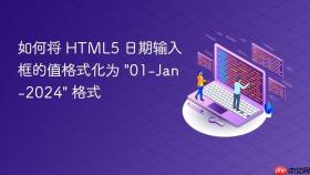 如何将 HTML5 日期输入框的值格式化为 