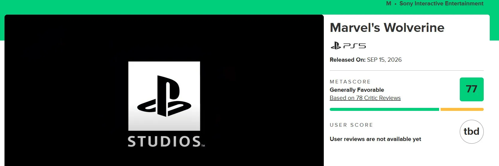 《漫威金刚狼》首批评分出炉 IGN、GameSpot双6分