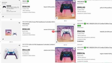 《GTA6》DualSense手柄太抢手 预购开启后官网被抢崩溃