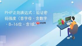 PHP正则表达式：验证密码强度（首字母、含数字、8–16位、含!或）