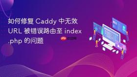 如何修复 Caddy 中无效 URL 被错误路由至 index.php 的问题