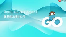 如何在 Go 程序退出时可靠删除临时文件