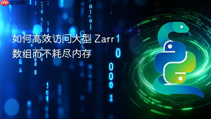 如何高效访问大型 Zarr 数组而不耗尽内存