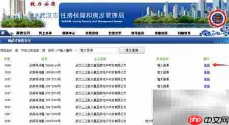 武汉商品房预售证查询