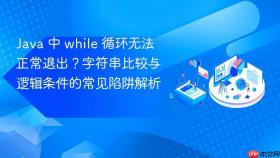 Java 中 while 循环无法正常退出？字符串比较与逻辑条件的常见陷阱解析