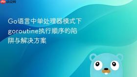 Go语言中单处理器模式下goroutine执行顺序的陷阱与解决方案