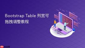 Bootstrap Table 列宽可拖拽调整教程