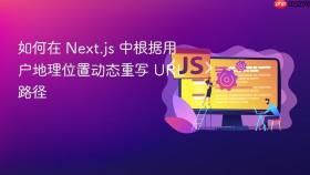 如何在 Next.js 中根据用户地理位置动态重写 URL 路径
