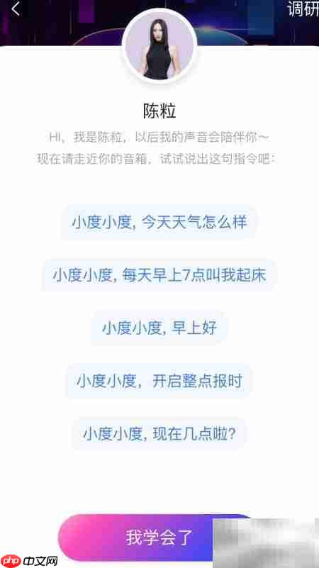 小度闹钟音色设置方法