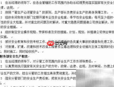 安全生产责任制制定指南