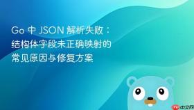 Go 中 JSON 解析失败:结构体字段未正确映射的常见原因与修复方案