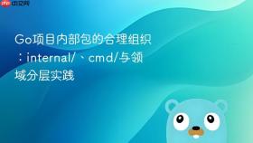 Go项目内部包的合理组织：internal/、cmd/与领域分层实践
