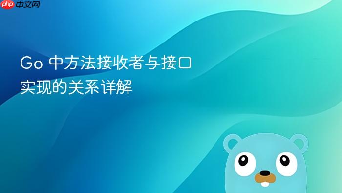 Go 中方法接收者与接口实现的关系详解