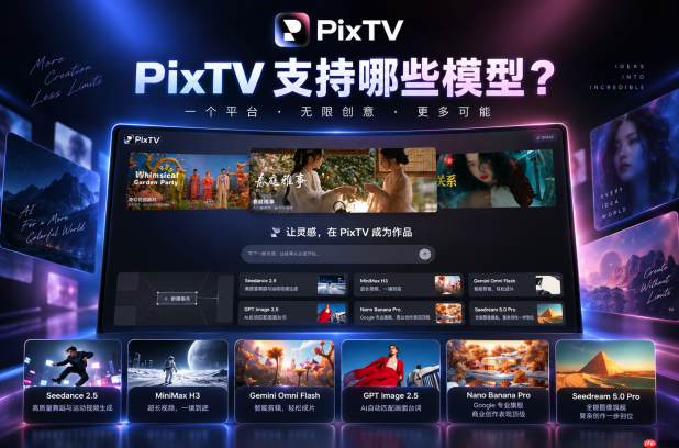 PixTV最新官网地址是什么?2026年AI视频生成工具PixTV官网入口