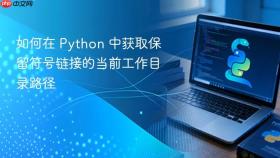 如何在 Python 中获取保留符号链接的当前工作目录路径