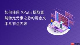 如何使用 XPath 提取紧随特定元素之后的混合文本与节点内容
