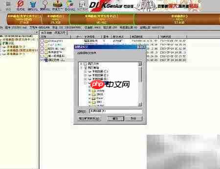 Disk Genius恢复丢失文件