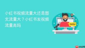小红书视频流量大还是图文流量大？小红书发视频流量高吗
