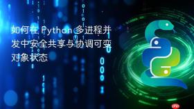 如何在 Python 多进程并发中安全共享与协调可变对象状态