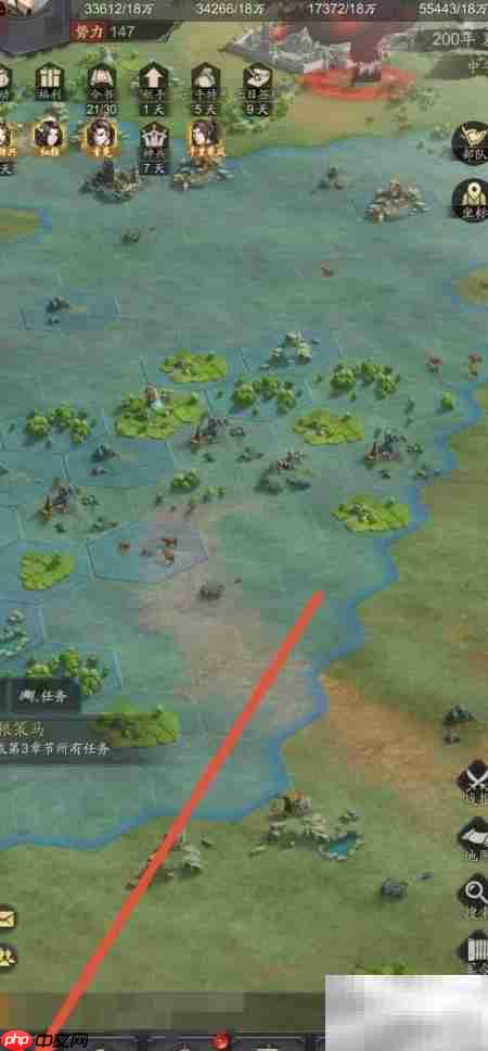 神将三国:查看许褚势不可挡
