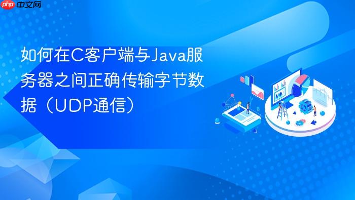 如何在C客户端与Java服务器之间正确传输字节数据(UDP通信)