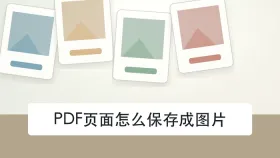 PDF页面怎么保存成图片?处理后还要不要保留原件