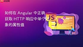 如何在 Angular 中正确获取 HTTP 响应中单个对象的属性值
